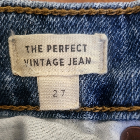 Madewell Blue High Rise Tailored Jeans. Size 27 - Picture 8 of 15